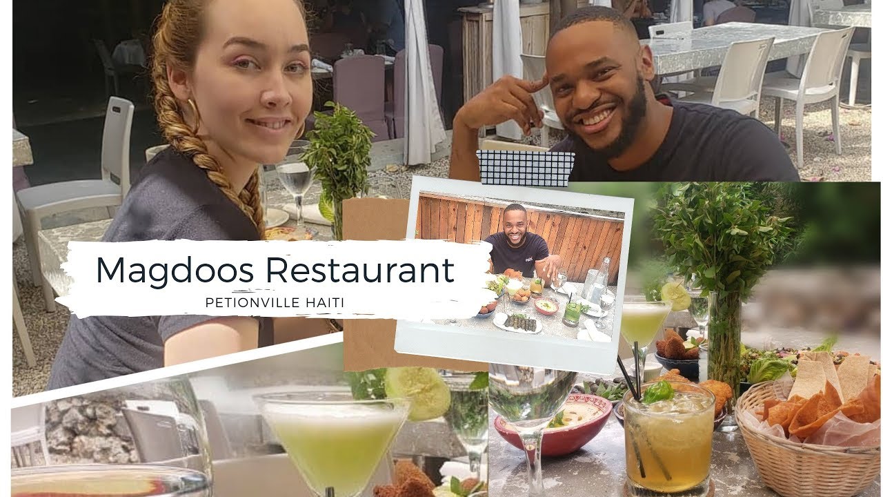 Magdoose Visiting Magdoos Mediterranean Restaurant, Petionville Haiti - SeeJeanty